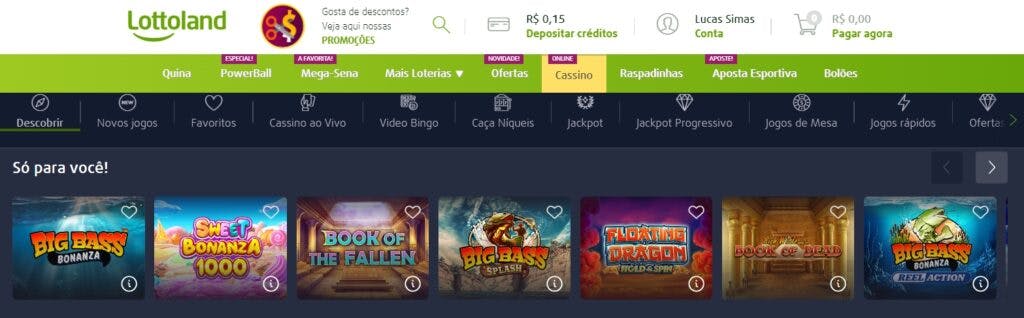 Jogos do cassino